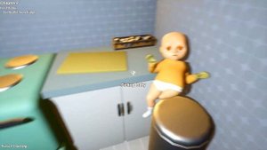 СТРАННЫЙ РЕБЕНОК из АДА поймал  МАКСА ! СОБАКА ИГРАЕТ! (The Baby In Yellow )#2 Валеришка Макс
