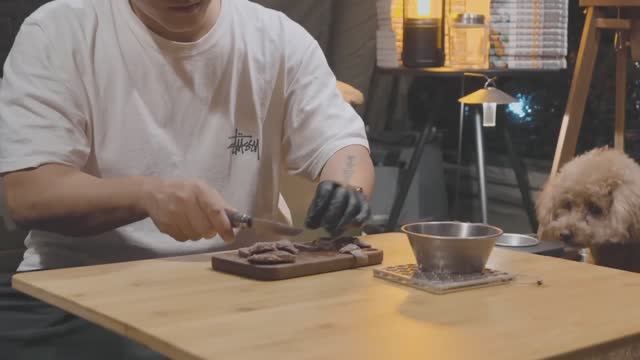 RYUCAMP .  Korean Ramen Rabokki . Wood Stove ASMR