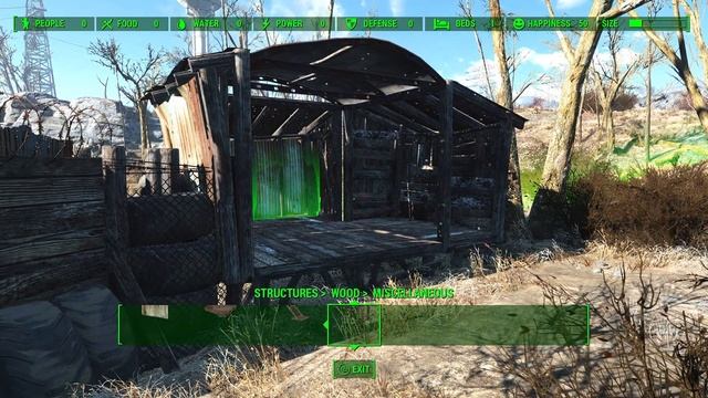Fallout 4 - Building at Red Rocket 06 (Generator Shed and Side Gate) смотреть онлайн
