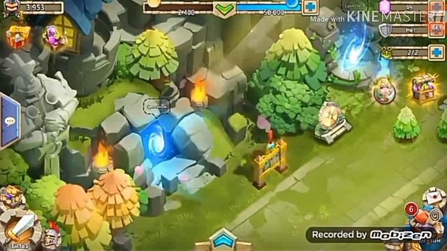 Играем в битву замков :) смотреть онлайн