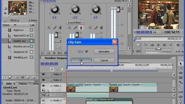 Giáo trình Adobe Premiere CS2 chương 5-AUDIO GAIN.avi смотреть онлайн