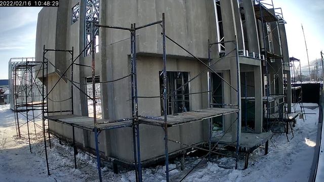 Обшивка каркаса плитами ЦСП домокомплекта из ЛСТК. смотреть онлайн