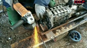 Соединение 2 КПП-ВАЗ.16 скор.вперёд и 4 назад. Плюс ВОМ.Стыковка 2 КПП-4.1 часть.