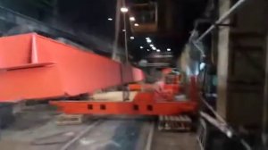 Монтаж крана Мостового