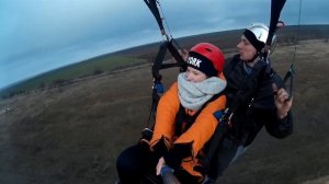 Полет на параплане тандем Луговое 070118