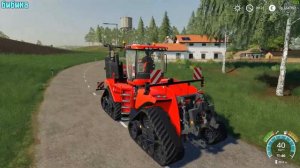 Трактор мультик для мальчиков едет красный гусеничный трактор от бибика про машинки