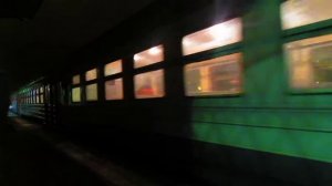 Электропоезд ЭР2Т-7200 прибытие станция Нара(Наро-Фоминск)24.12.2014