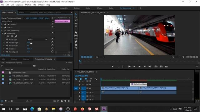 Glitch Transition Effect in Premiere Pro