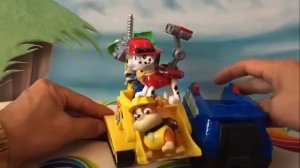 Щенячий патруль Маршал Гонщик Крепыш и Рокки спасатели