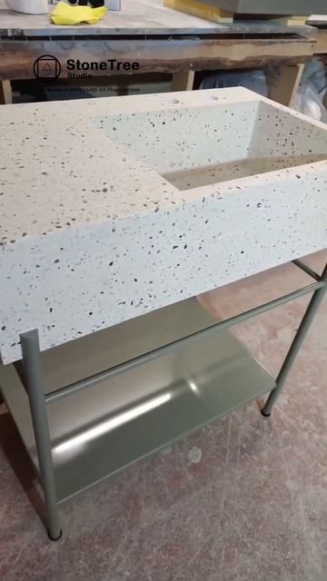 🔥ДИЗАЙНЕРСКИЕ РАКОВИНЫ ТЕРРАЦЦО ДЛЯ ОТЕЛЯ! #shorts #concrete #бетонныеработы #бетонныеизделия #loft