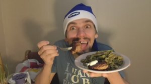 ОБЖОР МУКБАНГ КАПУСТА БРОККОЛИ, ФАСОЛЬ ЗЕЛЕНАЯ СТРУЧКОВАЯ, ДОМАШНИЕ КУРИНЫЕ КОТЛЕТКИ.