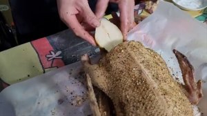 Утка на углях