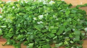 Салат из черемши и яиц