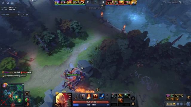 Lina vs Windranger Mid Matchup (top 100 Asia) patch 7.32d смотреть онлайн