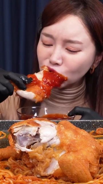 [Mukbang ASMR] Fried Chicken Spicy Squid Seafood Stir-Fried Jjamppong Shrimp Recipe Ssoyoung