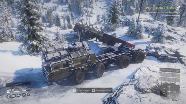 SnowRunner __  АМУР_Ракета-носитель. Часть 2