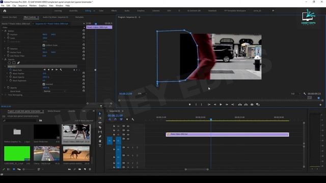 Easy Masking In Adobe Premiere Pro - Transition Effect 2024 || Hindi