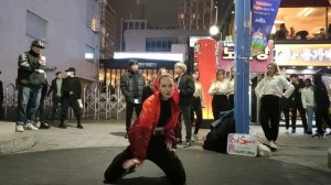 20200215. RED SPARK. FIXED. ATEEZ 'PRECIOUS' COVER. DYNAMIC ARTISTIC BUSKING.