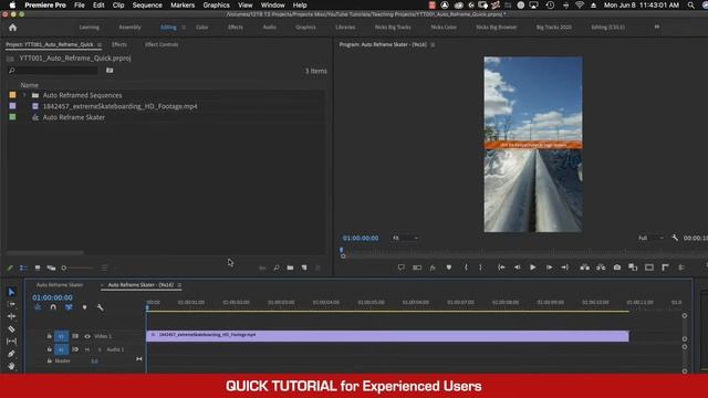 Premiere Pro's Auto Reframe and How to FIX It - Quick Tutorial смотреть онлайн