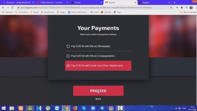Crowd1 Как оплатить Miggster картой Visa Mastercard смотреть онлайн