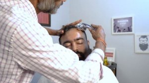 MANOJ MASTER | Head Massage - Neck Crack and ultimate in this Massage session (Asmr Indian Barber)