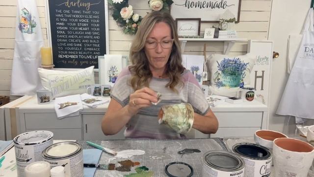 How to Give Your Terracotta Pots A Faux Cement Look & Italian Feel смотреть онлайн