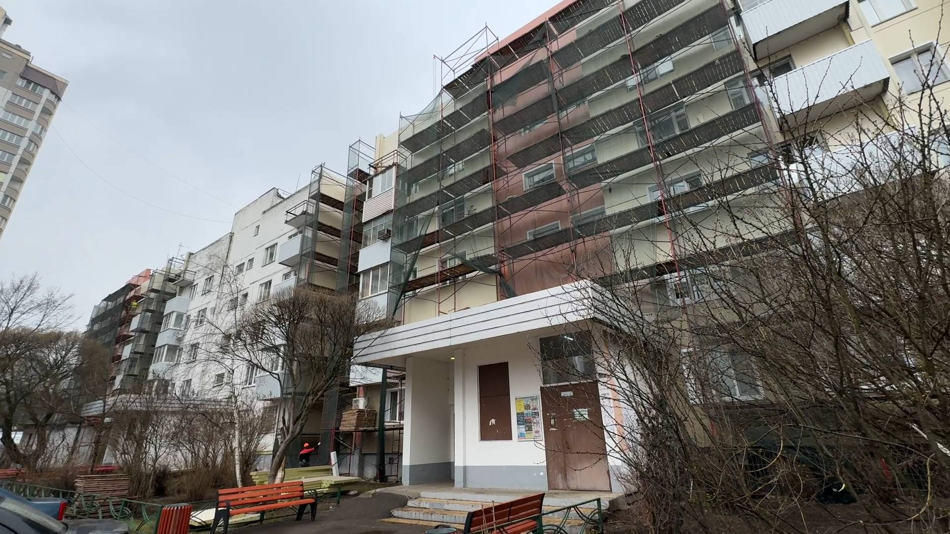 Ремонт фасада с применением новых технологий