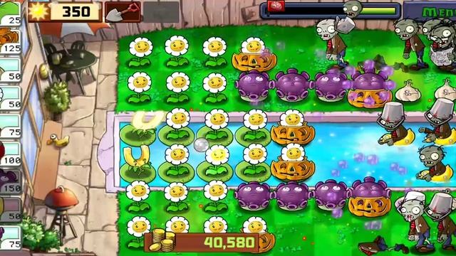 как пройти мини игру Last Stsnd в растения против зомби смотреть онлайн