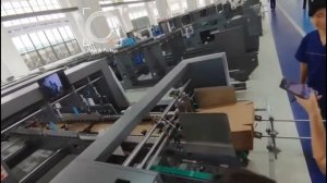 Фальцевально склеивающее оборудование для склейки коробок 4 точки