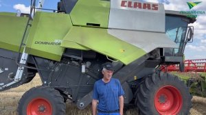 Отзыв механизатора КФХ Загидуллин И.Р. о комбайне CLAAS DOMINATOR 370