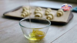 воздушные круассаны с шоколадом