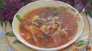 Постный Кубанский борщ