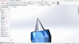 Построение многогранника в Solidworks