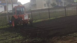 Вспашка фрезой на т 25