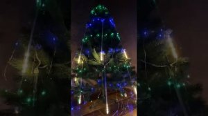 Гирлянда метеор 8шт*50см, 2,1м 320 LED теплая белая + гирлянда конский хвост разноцветная NEW