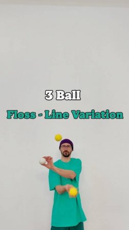 Floss - Line Variation Juggling Trick 🦷