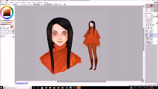 Paint Tool SAI -- Character Designs смотреть онлайн