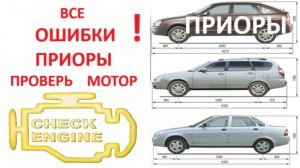 Все ошибки (коды) повреждений лады Приора 16 клапанов