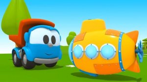 Развивающие песенки с Левой - Считаем рыбок. Мультики Грузовичок Лева