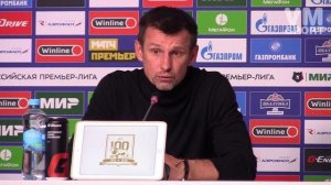 Сергей Семак после крупной победы "Зенита" над "Рубином" о замене Соболева, травме Глушенкова.