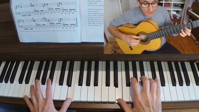 "Toute Première Fois" (Jeanne Mas) - 1er ESSAI Guitare + Piano смотреть онлайн