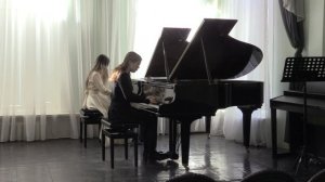 Ансамбль Зубова Ева - Гайцева Милана, Д.Шостакович "Вальс" , МБУ ДО г.о.Самара "ДЦМШ"