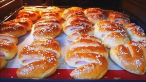 Булочки СЕРПАНТИН на завтрак, перерыв, к чаю, в школу!!!ВОЗДУШНЫЕ КАК ПУХ!!!