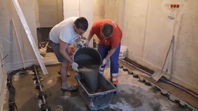 стяжка керамзит