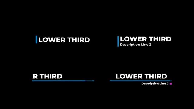 Optimum Lower Thirds Premiere Rush Templates смотреть онлайн