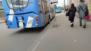 31 марта 2025 г. Троллейбус 29 маршрут Троллза Мегаполис 1369 Платформа Сортировочная Имени Морозова