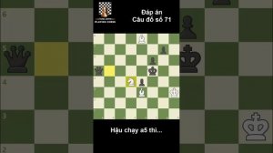 10 Vạn Câu đố Cờ Vua - Câu đố số 72 (Chess Puzzzles #72)