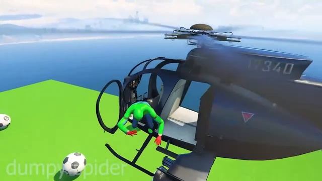 GTA V MEGA RAMP VS CARS, BIKES, PLANES FRANKLIN WITH SPIDERMAN ARMY TRIED IMPOSSIBLE CHALLENGE#gta5 смотреть онлайн