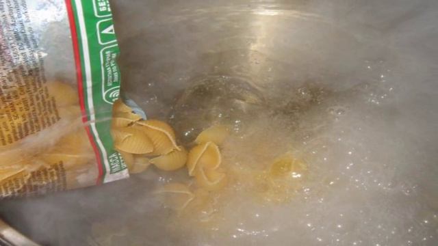 Макароны Ракушки с сыром на гарнир