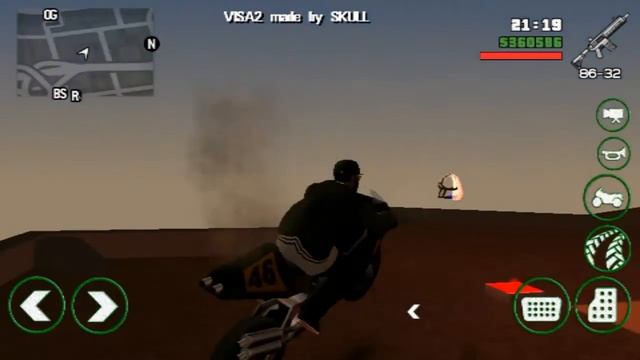 Прыжки с самого высокого здания в GTA sa с модом GTA V смотреть онлайн